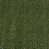 Sanskriti Vintage Sarees Green/Brown Bandhani Print Pure Silk Sari Craft Fabric