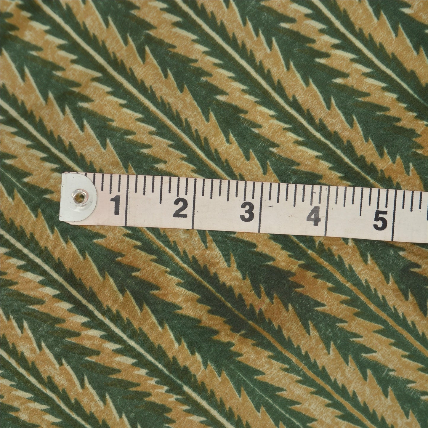 Sanskriti Vintage Sarees Green Pure Crepe Silk Printed Sari Soft Craft Sustainable Fabric