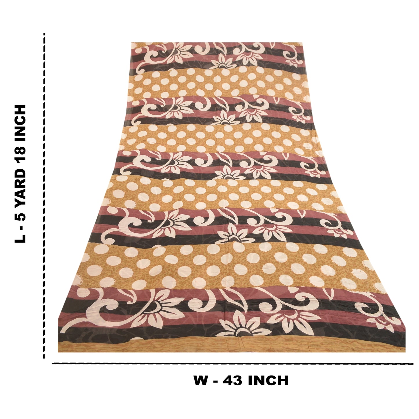 Sanskriti Vintage Purple Sarees Pure Georgette Silk Printed Sari Craft Sustainable Fabric