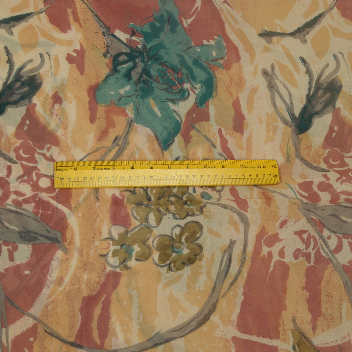 Sanskriti Vintage Sarees Multi Pure Georgette Silk Printed Sari Craft Sustainable Fabric