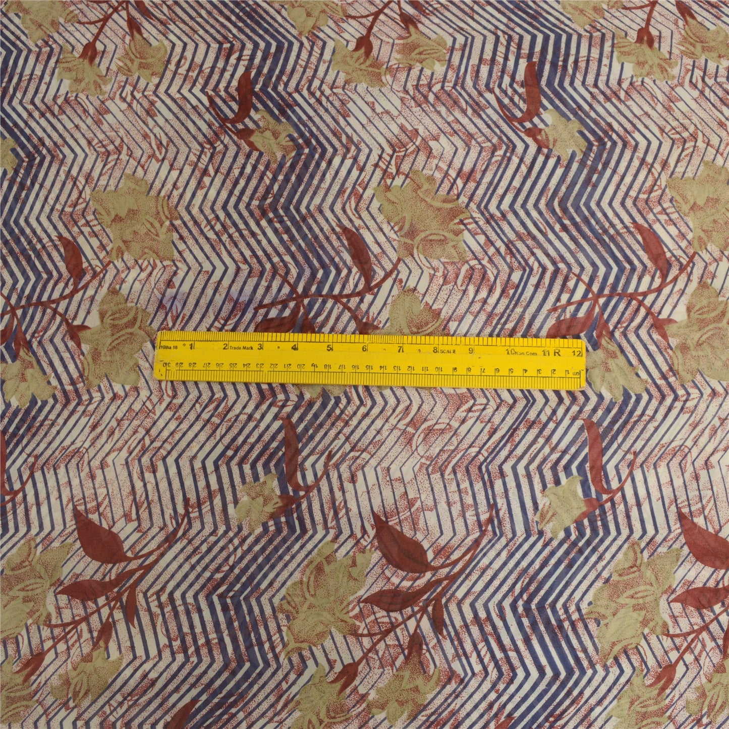 Sanskriti Vintage Sarees Multi Pure Georgette Silk Printed Sari Craft Sustainable Fabric