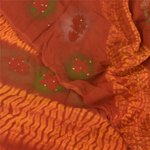 Load image into Gallery viewer, Sanskriti Vintage Sarees Blend Georgette Printed Leheria Fabric Craft Sari

