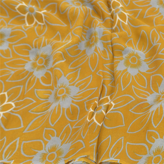 Санскритские винтажные зеленые сари из чистого шелка-жоржета с принтом блузка из поликарбоната сари из экологически чистой ткани