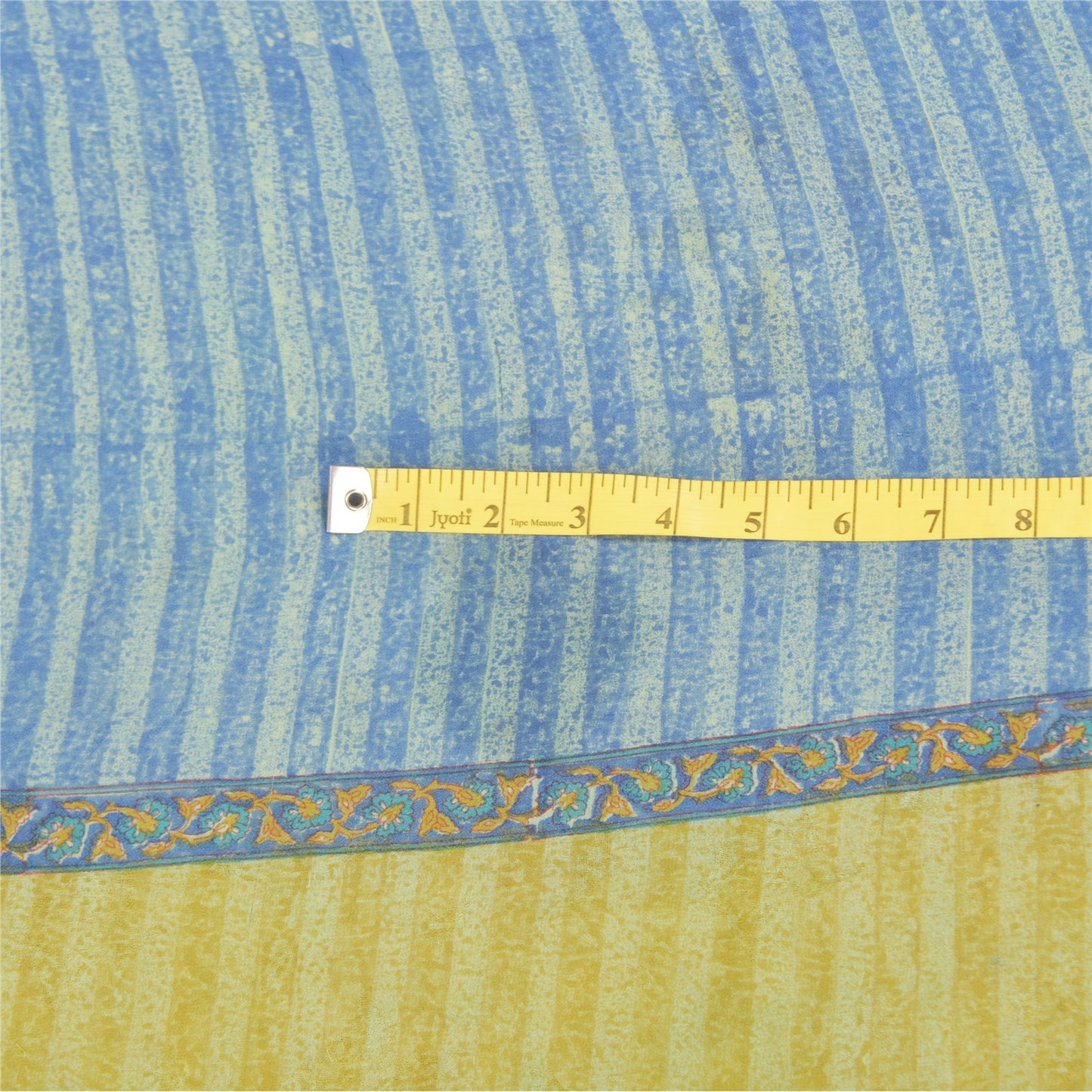 Sanskriti Vintage multi-color Sarees Pure Georgette Printed Sari Craft Sustainable Fabric