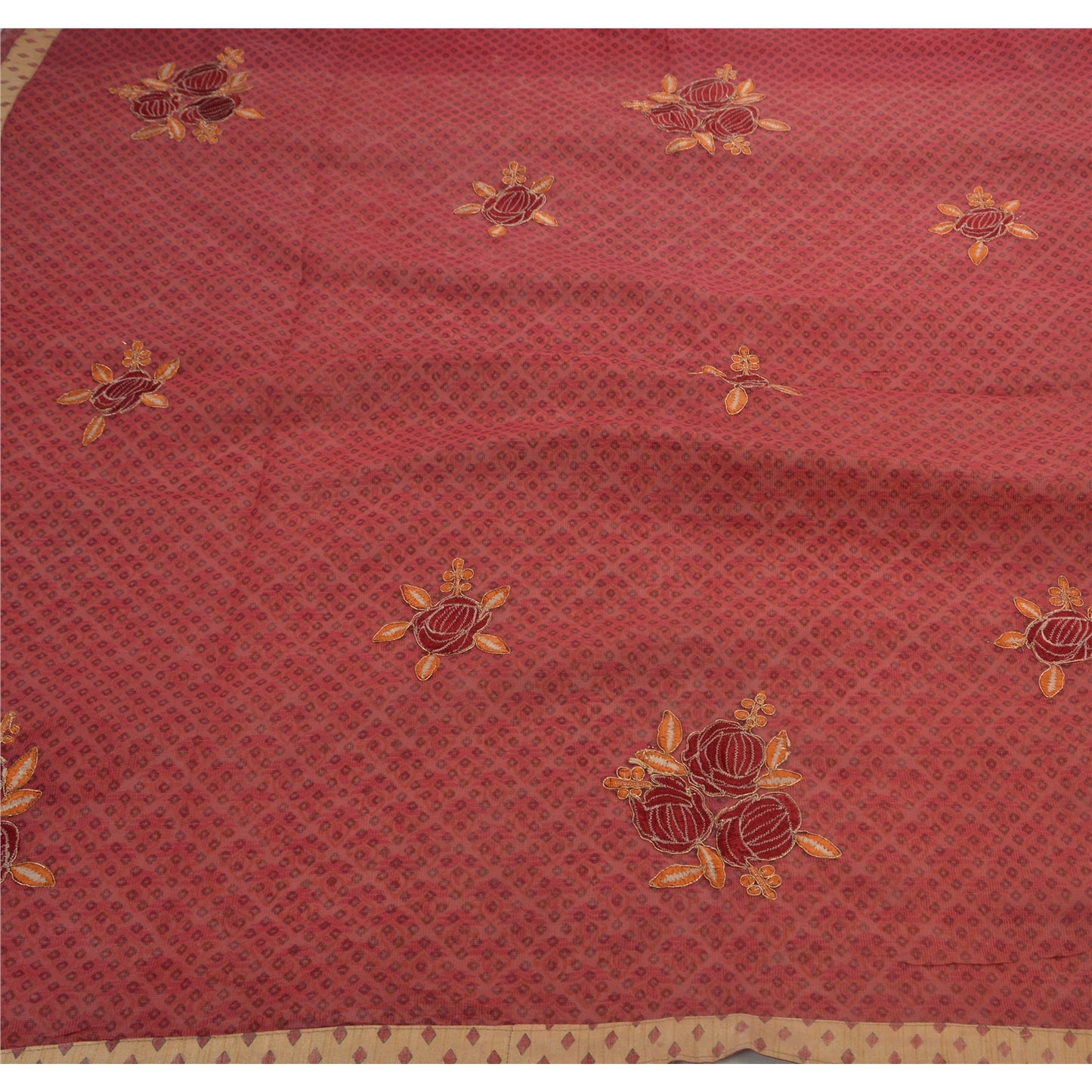 Sanskriti Vintage Saree Cotton Embroidered Painted Craft Sustainable Fabric Kota Ethnic Sari