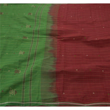 Load image into Gallery viewer, Sanskriti Vintage Saree 100% Pure Cotton Woven Craft Fabric Premium 5 Yard Sari

