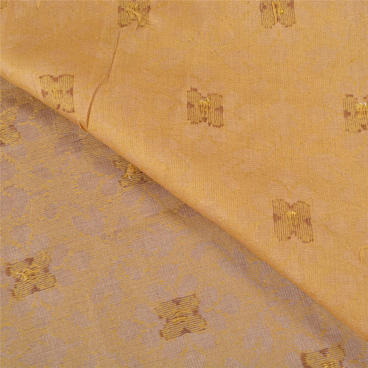 Sanskriti Vintage Lilla Sarier 100% Ren Silke Håndvævet Håndværkssari Bæredygtigt Stoff