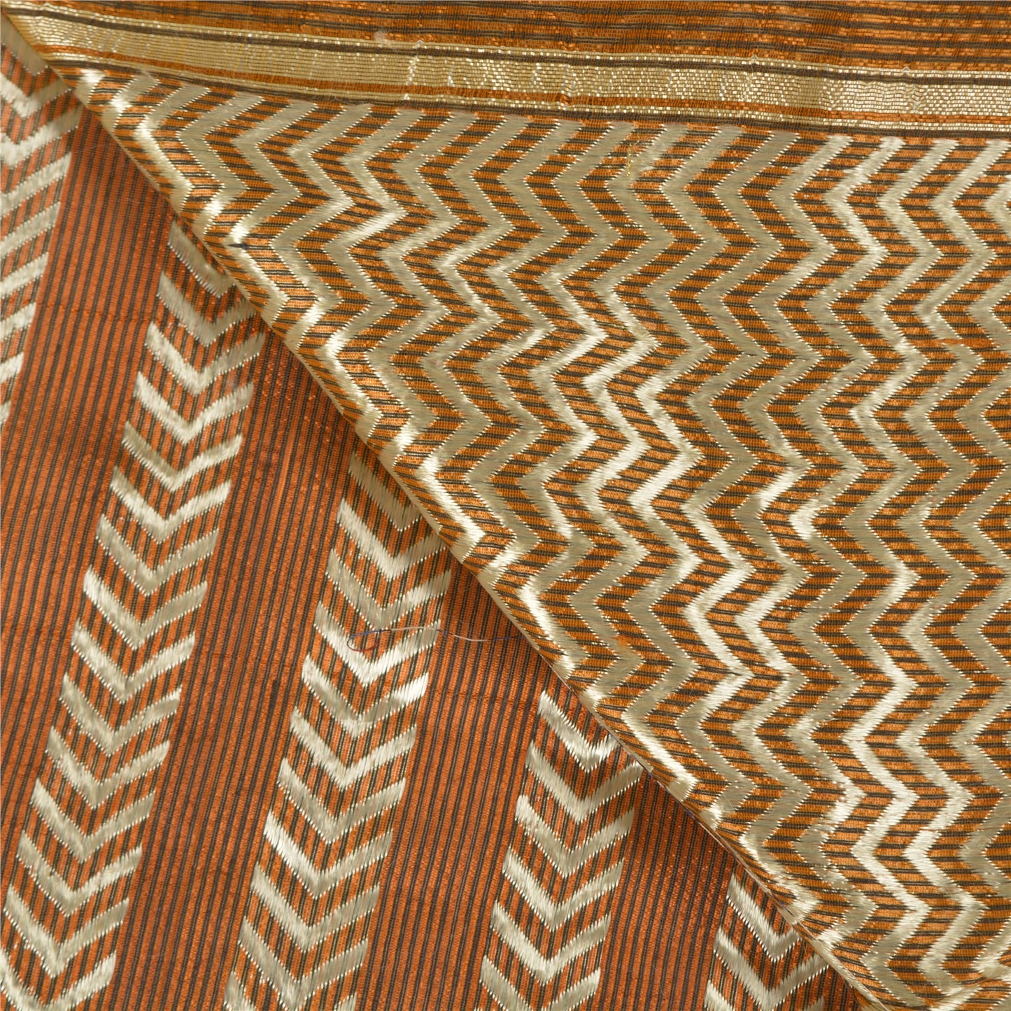 Sanskriti Vintage Mustard Sarees Blend Silk Woven Premium Sari Craft Sustainable Fabric