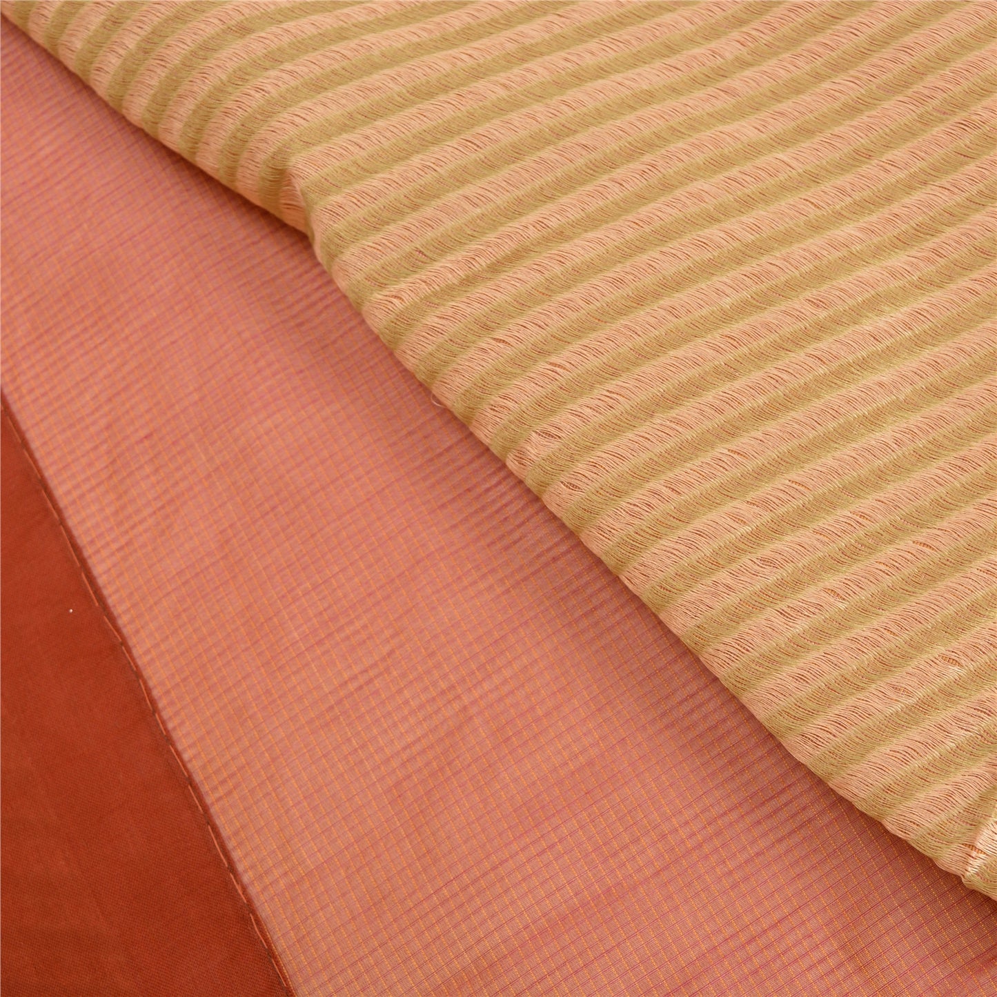 Санскритские винтажные розовые сари из искусственного шелка, сшитая блузка из экологически чистой ткани премиум-класса