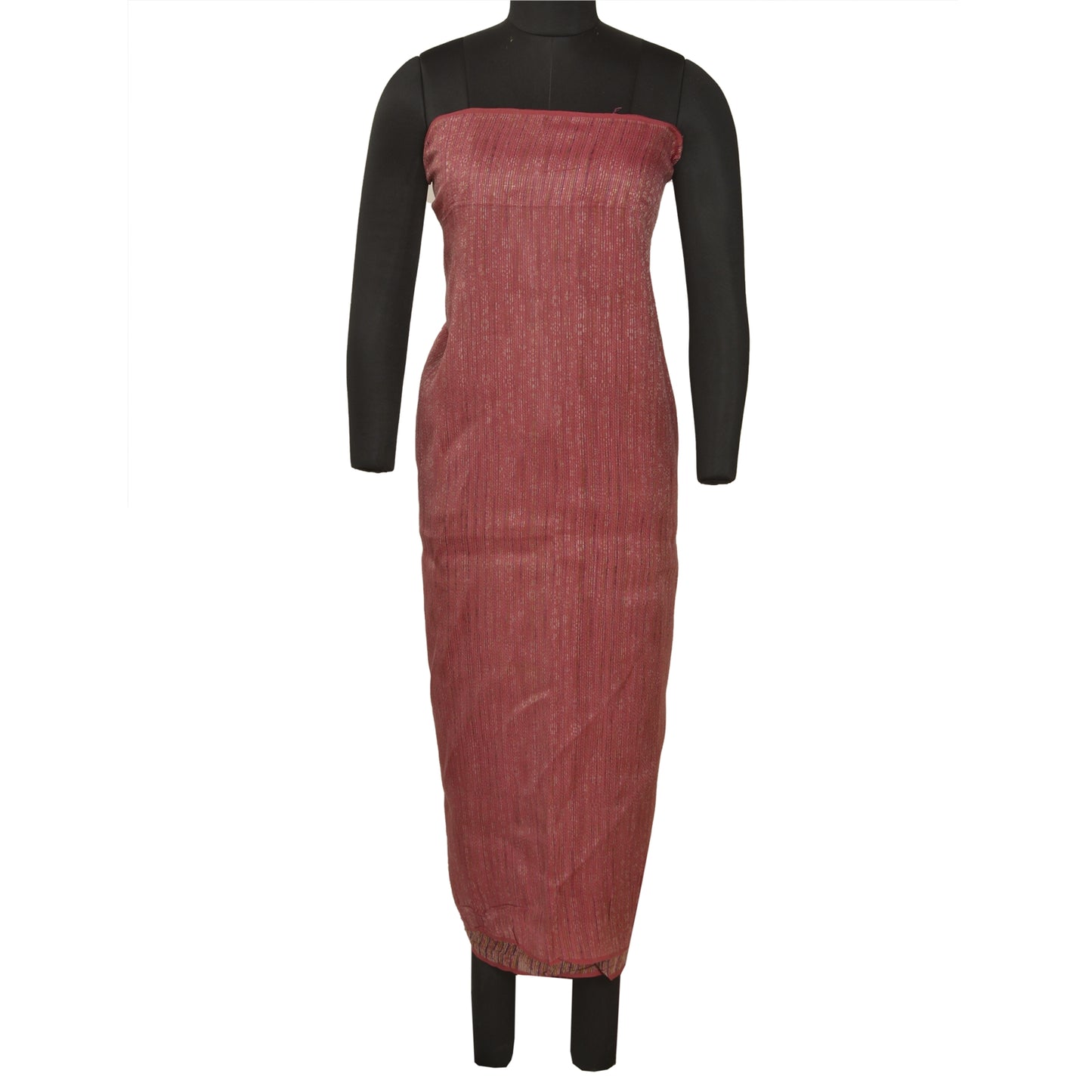 Sanskriti Vintage Pink Sarees 100% Pure Silk Woven Premium Sari Craft Sustainable Fabric