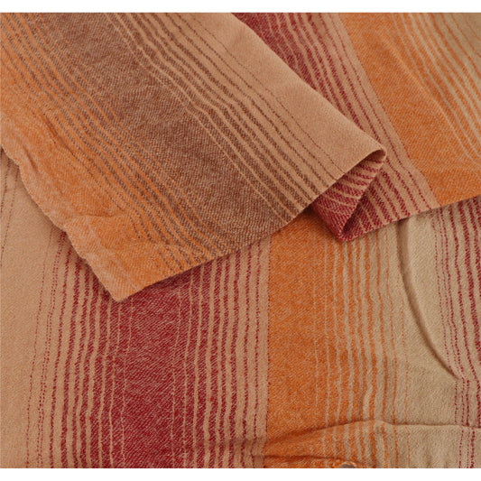 Санскрити Винтаж Многоцветная шерстяная шаль Тканый длинный палантин Мягкий теплый шарф