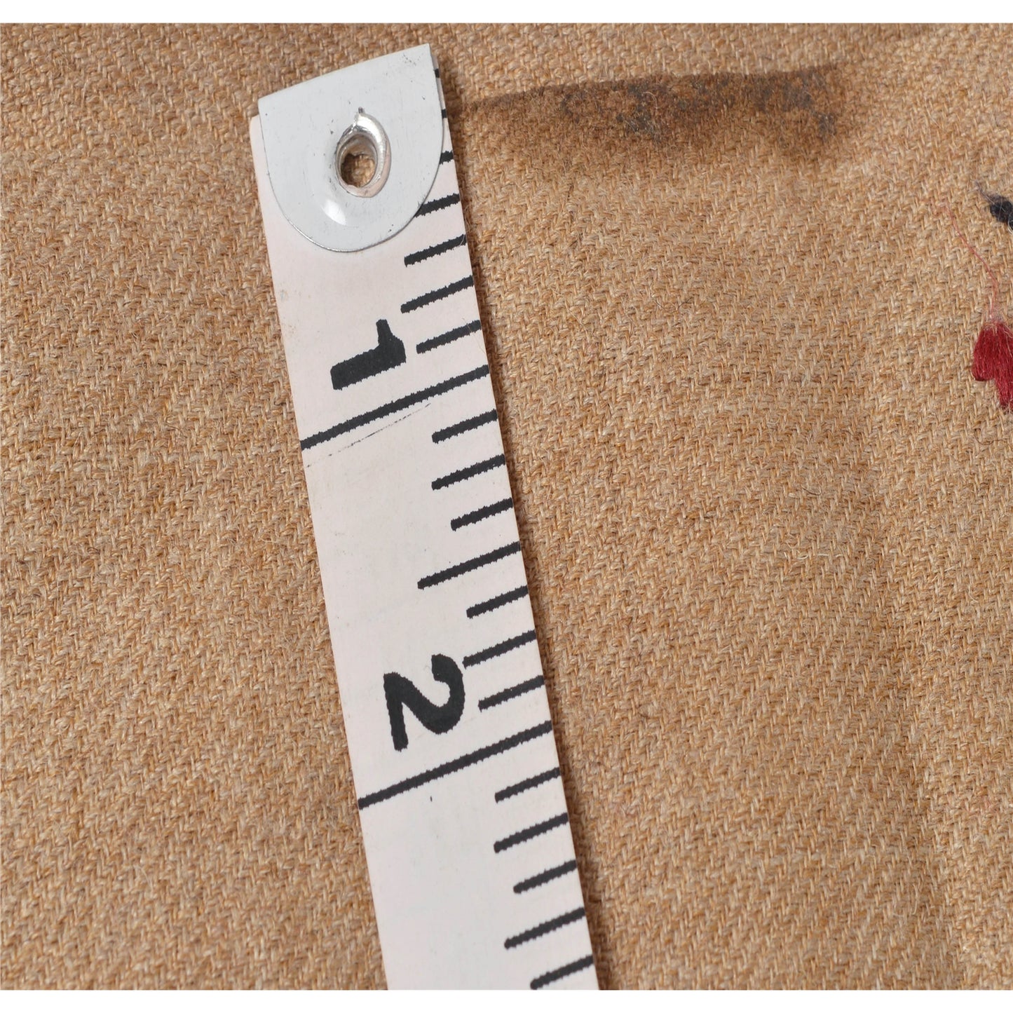 Sanskriti Vintage Cremefarvet Uldsjal Håndbroderet Lang Stola Blødt Tørklæde