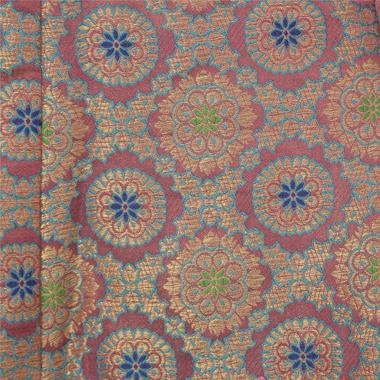 Sanskriti Vintage Long Skirt Brocade Purple Hand Embroidered Stitched Lehenga