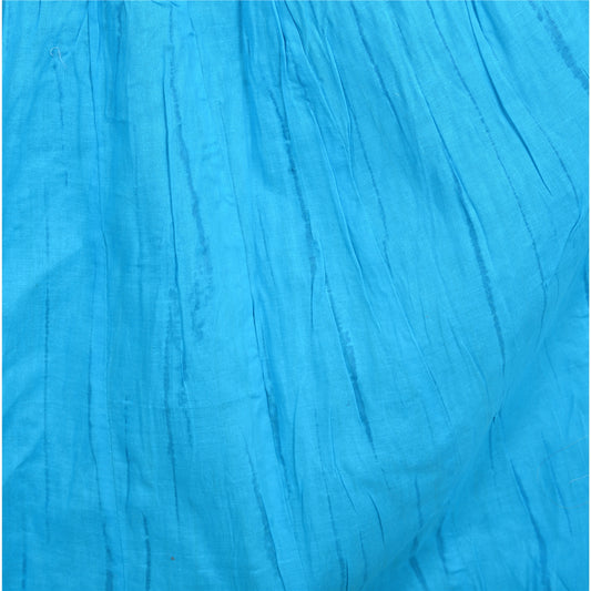 Sanskriti New Embroidered Lehenga Cotton Party Blue Long Skirt Lace Work