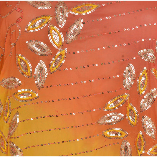 Sanskriti Vintage Kaftan Sequins Embroidered Beach Coverup Upcycled Sari Clothing Sustainable Fashion