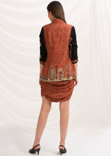 Load image into Gallery viewer, Sanskriti Vintage 2 Piece Coord Set, Pure Crepe Upcycled Sari, Medium Size
