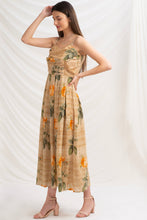 Load image into Gallery viewer, Sanskriti Vintage Sweetheart Maxi Dress, Printed Pure Cotton Upcycled Sari, Small Size
