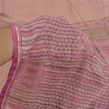 Load image into Gallery viewer, Sanskriti Vintage Pink  Indian Sarees 100% Pure Woolen Fabric Printed Woven Sari

