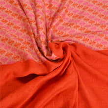 Load image into Gallery viewer, Sanskriti Vintage Peach/Red Sarees Pure Woolen Printed &amp; Woven Sari /Fabric
