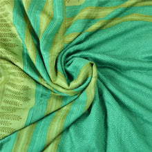 Load image into Gallery viewer, Sanskriti Vintage Green Indian Sarees Pure Woolen Fabric Printed Woven Sari
