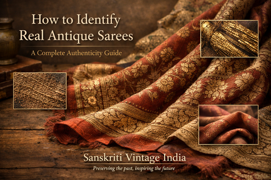 Antique Saree Authenticity: Discerning Genuine Heritage Textile Craftsmanship