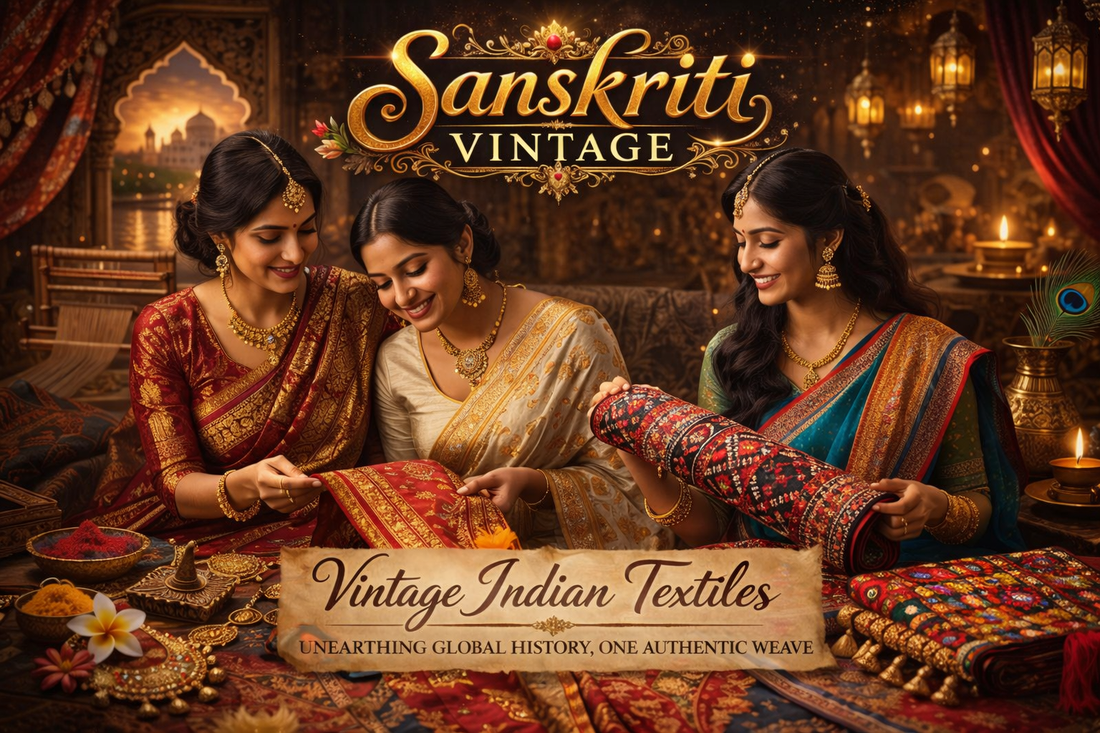 Woven Legacies: Exploring the World Through India’s Timeless Vintage Fabrics