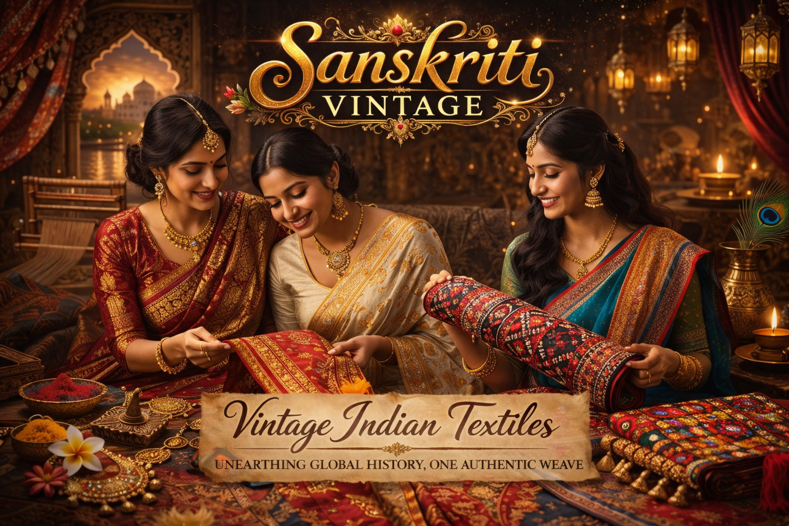 Woven Legacies: Exploring the World Through India’s Timeless Vintage Fabrics