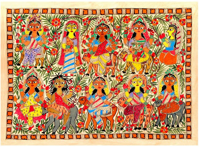Madhubani-The Folk Hand Painted Art