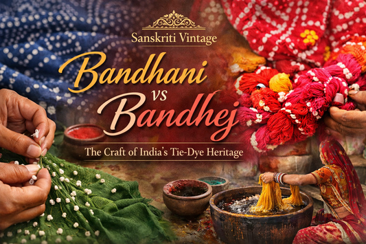 Bandhani vs Bandhej: The Real Difference in India’s Tie-Dye Craft