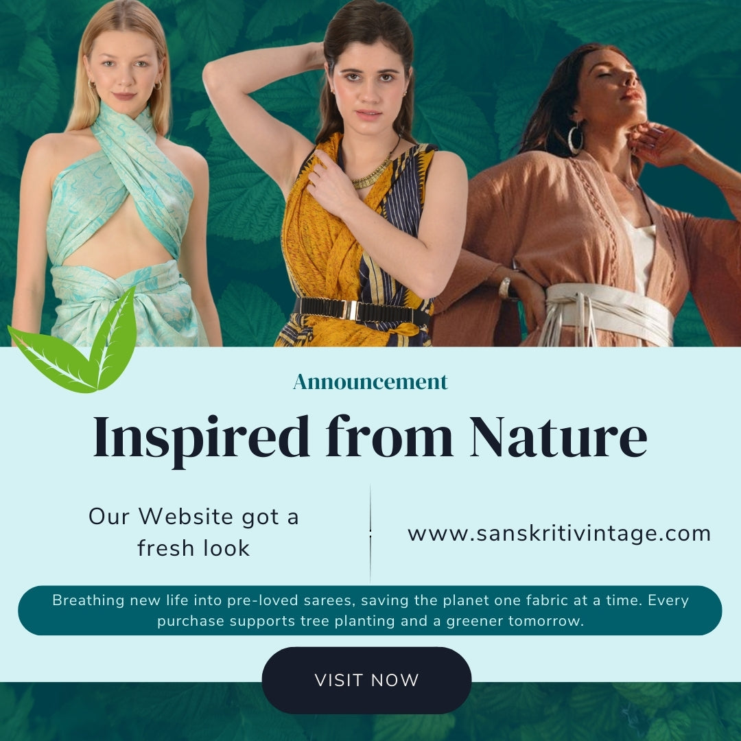 Every Order Plants a Tree – Join Sanskriti Vintage in Giving Back to Earth 🌱