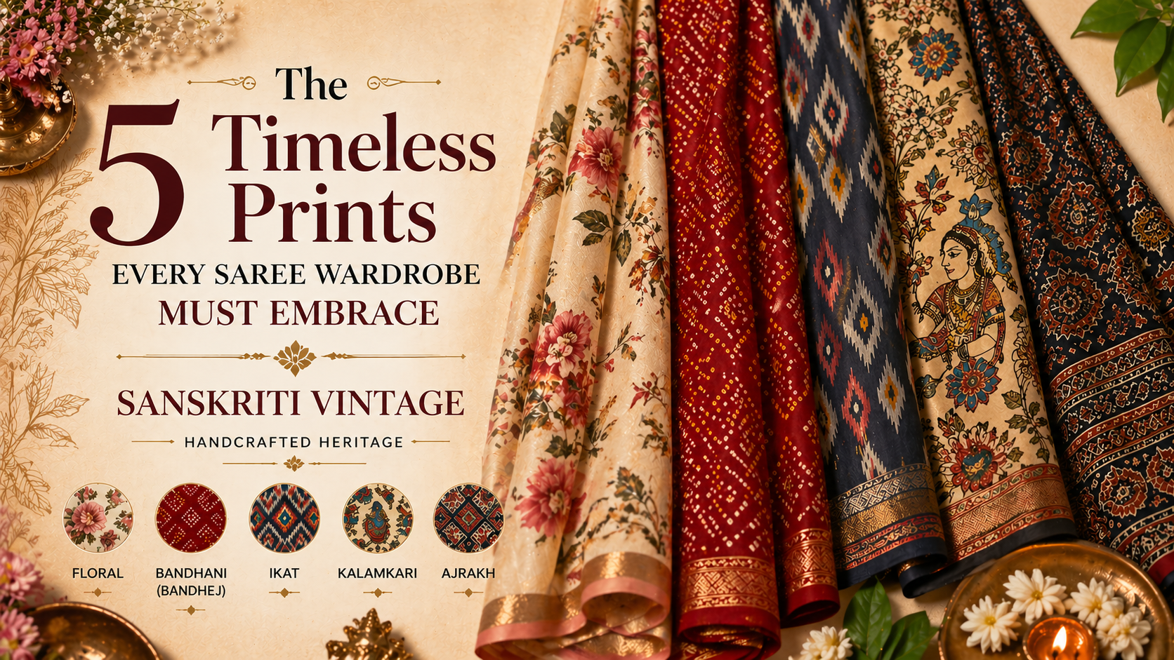 5 Timeless Prints Every Saree Wardrobe Must Embrace