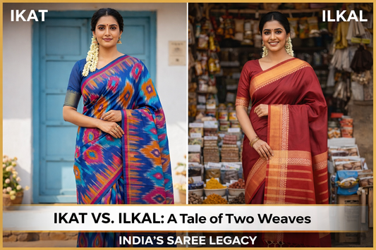 Ikat vs Ilkal Sarees: A Detailed Comparison
