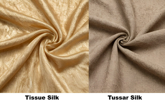 Difference Between Tissue Silk and Tussar Silk