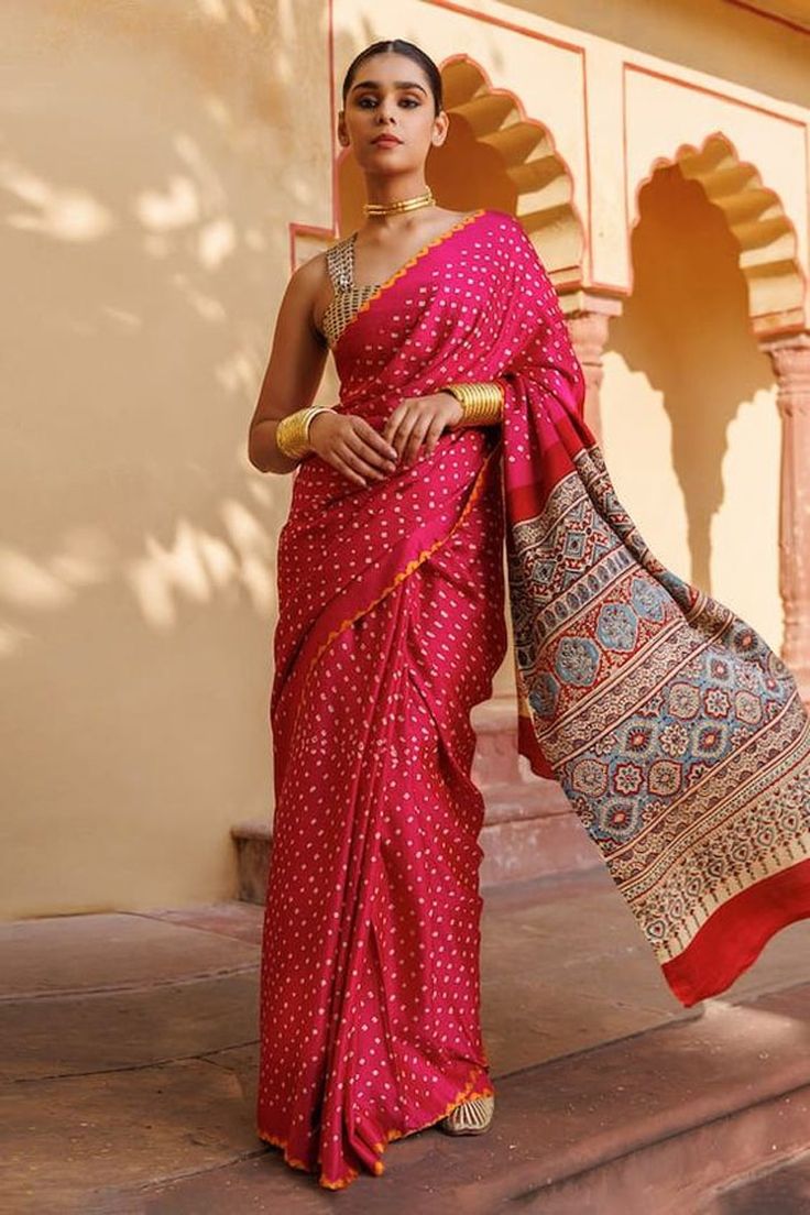 Bandhani Sarees