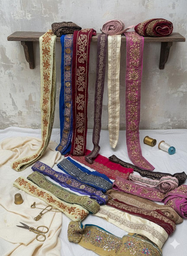 Vintage Sarees Borders/Trim