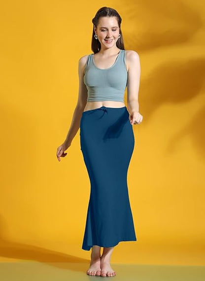 Sanskriti Vintage Women Cotton Blended Saree Shapewear Regular Petticoat