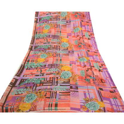 Sustainable Bulk Dupatta Fabric - Sanskriti Vintage Assorted Recycled Georgette Dupatta for Crafts and Projects