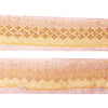 Sanskriti Vintage Sari Border Hand Beaded Zari 1 YD Indian Trim Sewing Pink Lace