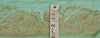 Sanskriti Vintage Sari Border Hand Beaded 1 YD Indian Trim Sewing Sea Green Lace