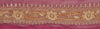 Sanskriti Vintage Sari Border Hand Beaded 1 Yd Indian Trim Sewing Pink Lace
