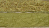 Sanskriti Vintage Sari Border Hand Beaded 1 Yd Indian Trim Sewing Green Zari Lace