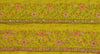 Sanskriti Vintage Sari Border Embroidered 1 Yd Indian Trim Sewing Green Lace