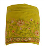 Sanskriti Vintage Sari Border Embroidered 1 Yd Indian Trim Sewing Green Lace