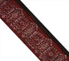 Sanskriti Vintage Sari Border Hand Beaded 1 Yd Indian Trim Sewing Maroon Lace