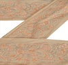 Sanskriti Vintage Sari Border Embroidered 1 Yd Indian Trim Sewing Cream Lace