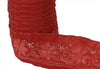 Sanskriti Vintage Sari Border Hand Beaded 1 Yd Indian Trim Sewing Red Zari Lace