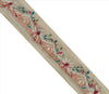 Sanskriti Vintage Sari Border Hand Beaded 1 Yd Indian Trim Sewing Cream Lace