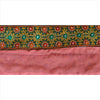 Sanskriti Vintage Sari Border Antique Embroidered 1 Yd Indian Trim Sewing Pink Patch Lace