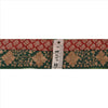 Sanskriti Vintage Sari Border Antique Hand Embroidered 1 Yd Indian Trim Sewing Green Lace
