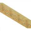 Sanskriti Vintage Border Hand Beaded Zari Zardozi 1 YD Indian Trim Cream Lace